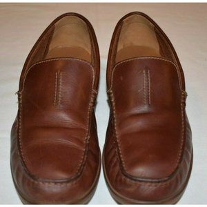 Clark's Men's Brown Leather Driving Loafers Size 10 M